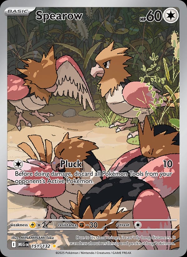 Spearow 151/132 Mega Evolution Pokémon card