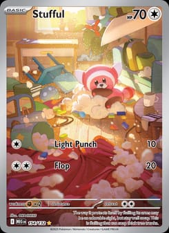 Stufful 154/132 Illustration Rare – Mega Evolution Pokémon card