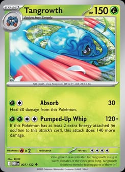 Tangrowth 007/132 Uncommon – Mega Evolution Pokémon card