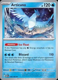 Articuno 144/165 Rare – 151 Pokémon card