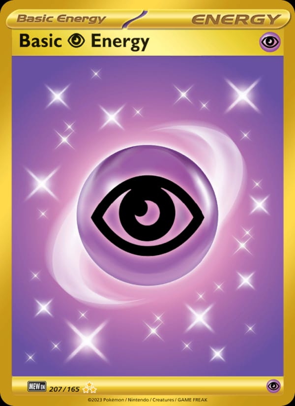 Basic Psychic Energy 207/165 151 Pokémon card