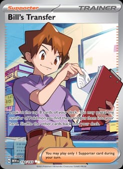 Bill's Transfer 194/165 Ultra Rare – 151 Pokémon card
