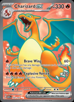 Charizard ex 183/165 Ultra Rare – 151 Pokémon card