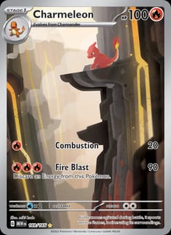 Charmeleon 169/165 Illustration Rare – 151 Pokémon card