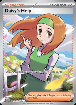 Daisy's Help 195/165 Ultra Rare – 151 Pokémon card