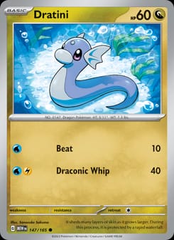 Dratini 147/165 Common – 151 Pokémon card
