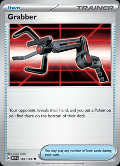 Grabber 162/165 Uncommon – 151 Pokémon card
