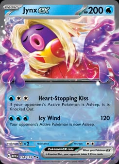 Jynx ex 124/165 Double Rare – 151 Pokémon card