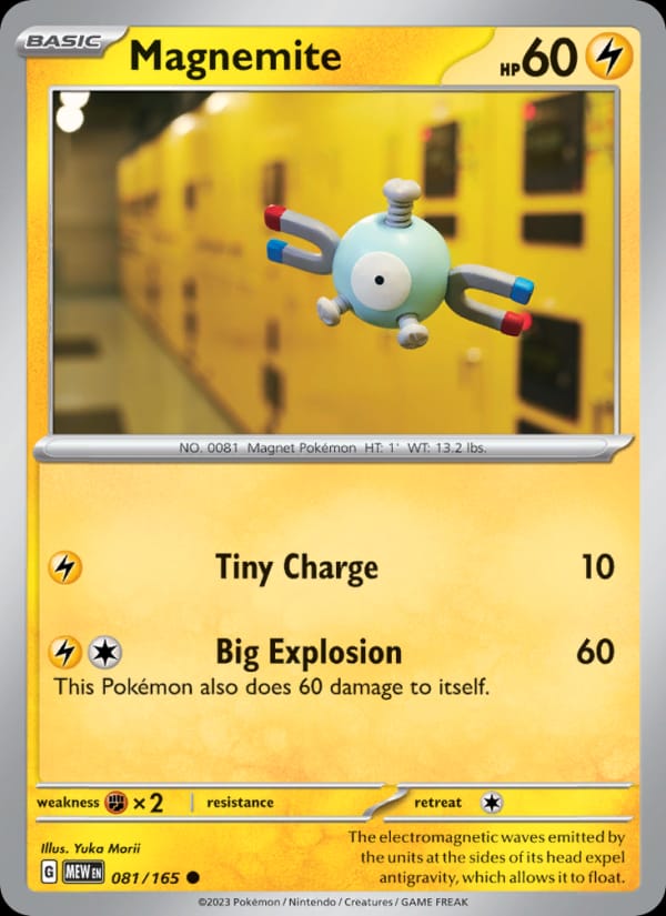 Magnemite 081/165 151 Pokémon card