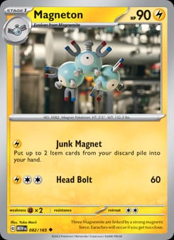 Magneton 082/165 Uncommon – 151 Pokémon card