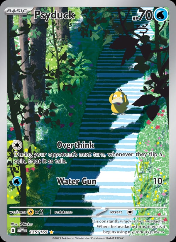 Psyduck 175/165 151 Pokémon card