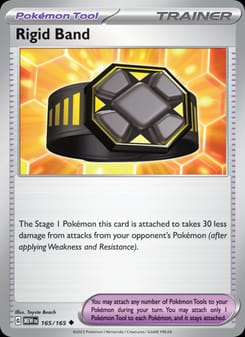 Rigid Band 165/165 Uncommon – 151 Pokémon card