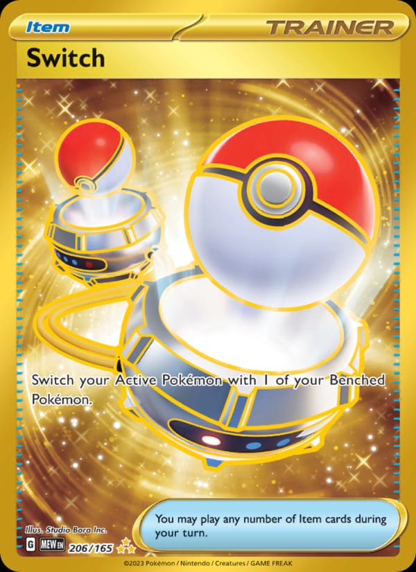 Switch 206/165 151 Pokémon card