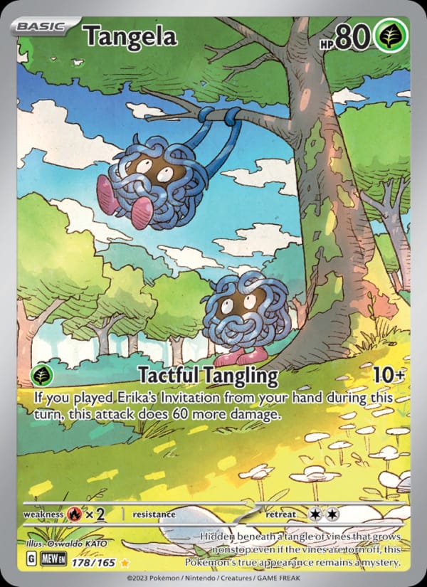 Tangela 178/165 151 Pokémon card