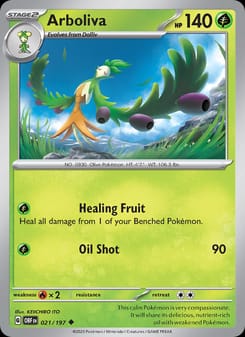 Arboliva 021/197 Uncommon – Obsidian Flames Pokémon card