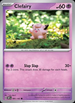 Clefairy 081/197 Common – Obsidian Flames Pokémon card