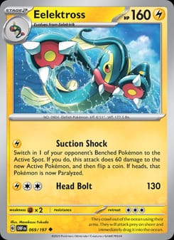 Eelektross 069/197 Uncommon – Obsidian Flames Pokémon card