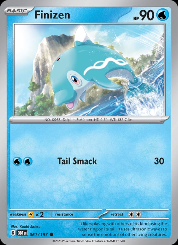 Finizen 061/197 Obsidian Flames Pokémon card
