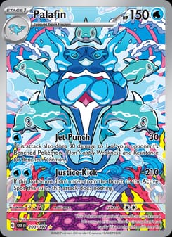Palafin 200/197 Illustration Rare – Obsidian Flames Pokémon card