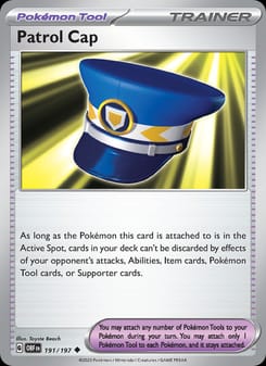 Patrol Cap 191/197 Uncommon – Obsidian Flames Pokémon card