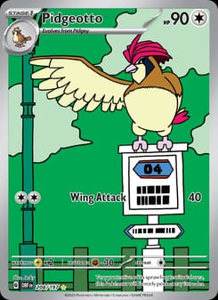 Pidgeotto 208/197 Illustration Rare – Obsidian Flames Pokémon card