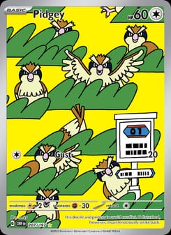 Pidgey 207/197 Illustration Rare – Obsidian Flames Pokémon card