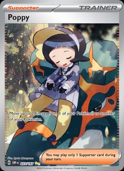 Poppy 227/197 Special Illustration Rare – Obsidian Flames Pokémon card