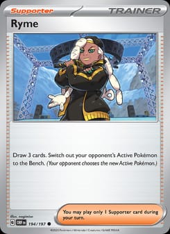 Ryme 194/197 Common – Obsidian Flames Pokémon card