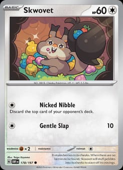 Skwovet 178/197 Common – Obsidian Flames Pokémon card