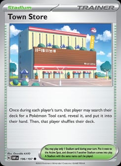 Town Store 196/197 Common – Obsidian Flames Pokémon card
