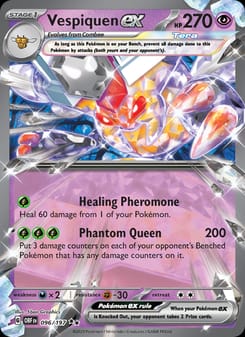 Vespiquen ex 096/197 Double Rare – Obsidian Flames Pokémon card