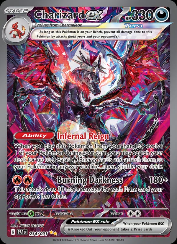 Charizard ex 234/091 Paldean Fates Pokémon card