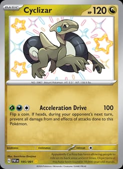 Cyclizar 195/091 Shiny Rare – Paldean Fates Pokémon card