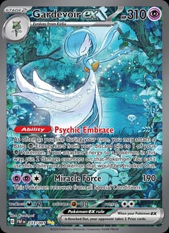 Gardevoir ex 233/091 Special Illustration Rare – Paldean Fates Pokémon card