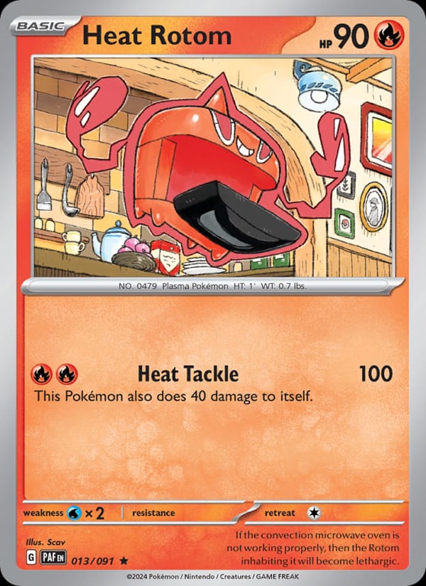 Heat Rotom 013/091 Paldean Fates Pokémon card