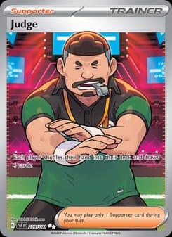 Judge 228/091 Ultra Rare – Paldean Fates Pokémon card