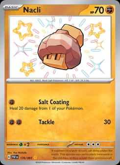 Nacli 176/091 Shiny Rare – Paldean Fates Pokémon card