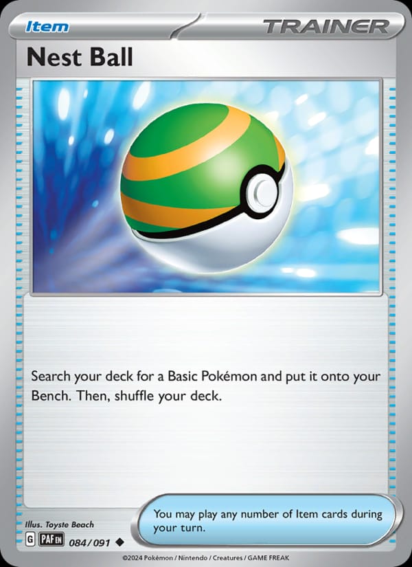 Nest Ball 084/091 Paldean Fates Pokémon card