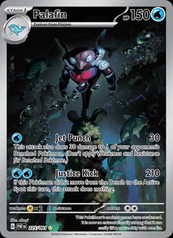 Palafin 225/091 Illustration Rare – Paldean Fates Pokémon card
