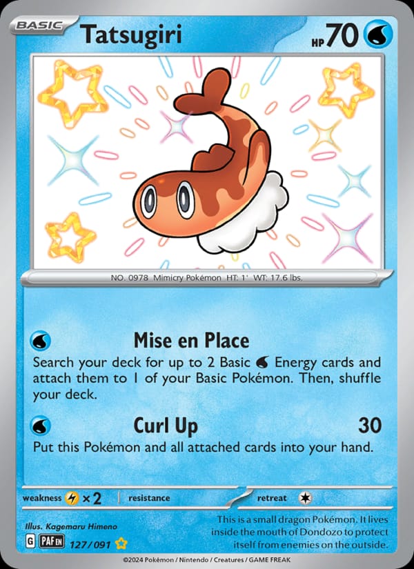 Tatsugiri 127/091 Paldean Fates Pokémon card