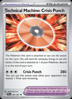 Technical Machine: Crisis Punch 090/091 Uncommon – Paldean Fates Pokémon card