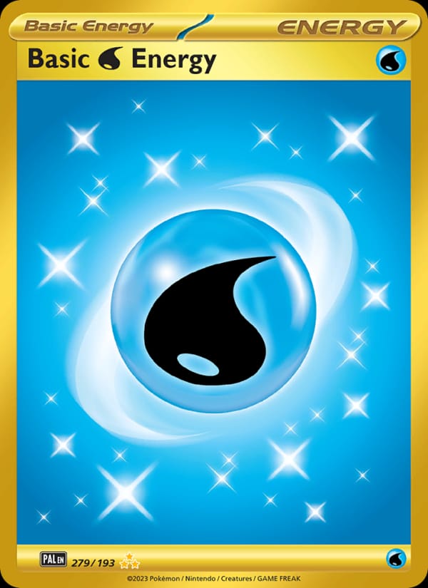 Basic Water Energy 279/193 Paldea Evolved Pokémon card