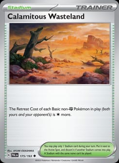 Calamitous Wasteland 175/193 Uncommon – Paldea Evolved Pokémon card