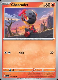 Charcadet 038/193 Common – Paldea Evolved Pokémon card