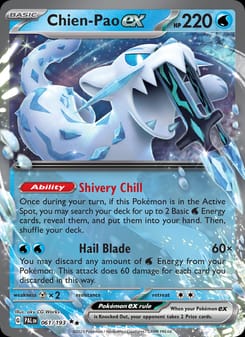 Chien-Pao ex 061/193 Double Rare – Paldea Evolved Pokémon card
