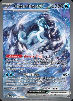 Chien-Pao ex 261/193 Special Illustration Rare – Paldea Evolved Pokémon card
