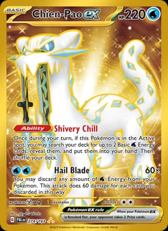 Chien-Pao ex 274/193 Hyper Rare – Paldea Evolved Pokémon card