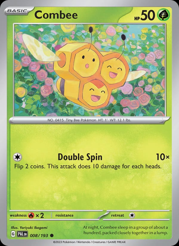 Combee 008/193 Paldea Evolved Pokémon card