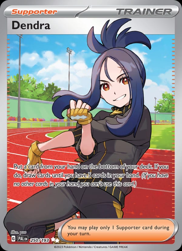 Dendra 250/193 Paldea Evolved Pokémon card