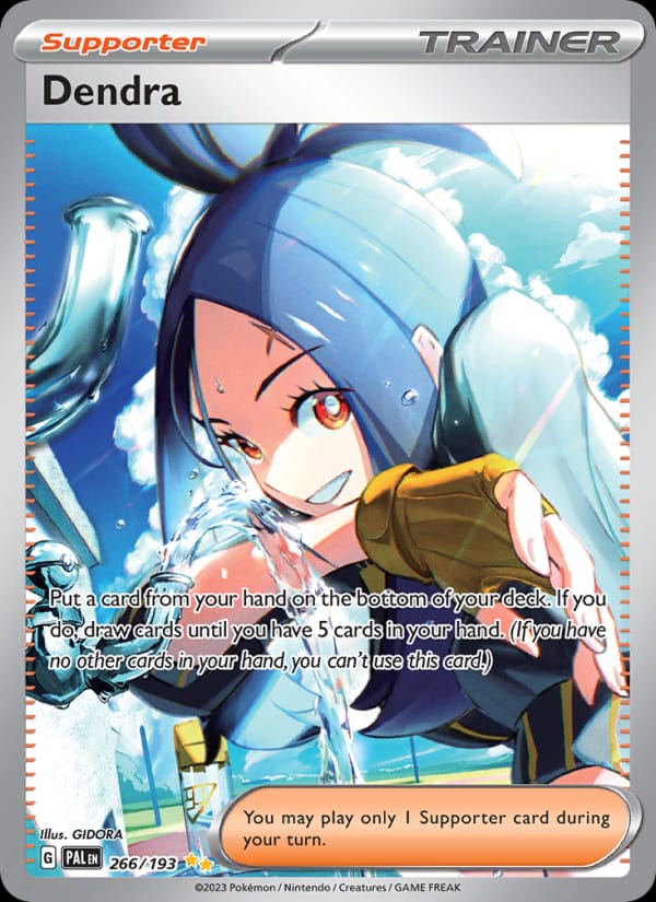 Dendra 266/193 Paldea Evolved Pokémon card